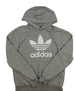 Šedá melírovaná mikina Adidas 