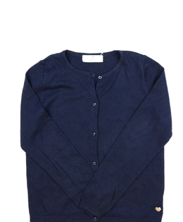 Tmavě modrý propínací svetřík H&M