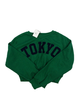 Nová zelená crop mikina Primark 