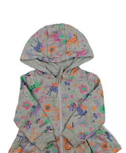 Šedá mikina s obrázky Mothercare