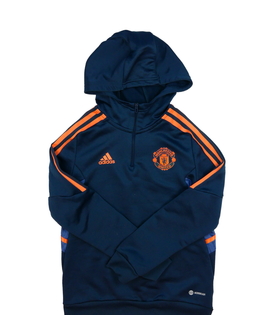Modro-oranžová sportovní mikina Adidas 