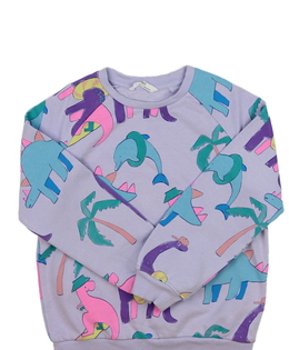 Fialová mikina s dinosaury M&S