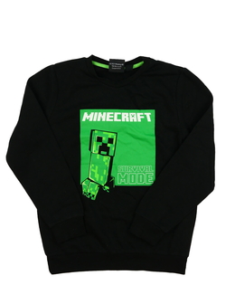 Černá mikina Minecraft Primark 