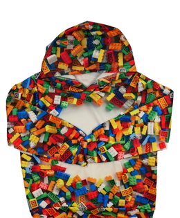 Světlá slabá mikina s motivem LEGO