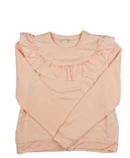 Světle růžová mikina s volánky EUR L H&M
