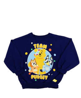 Tmavě modrá mikina Bluey George
