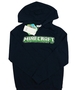 Nová tmavě modrá mikina Minecraft 