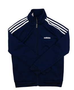 Tmavě modrá sportovní mikina Adidas 