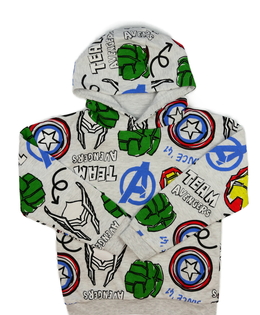 Šedá mikina Marvel Primark 