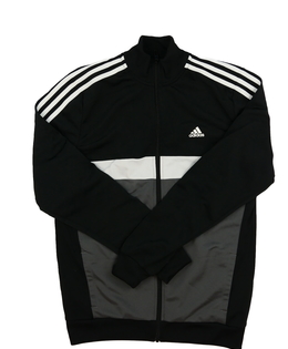 Tmavá sportovní mikina vel. 176 Adidas