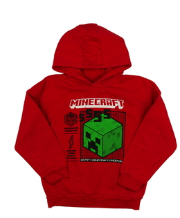 Červená mikina Minecraft Primark 