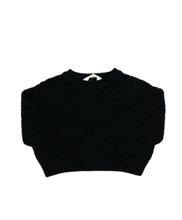 Černý madeirový crop svetr H&M