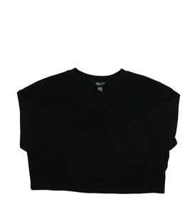Černá crop mikina New Look 