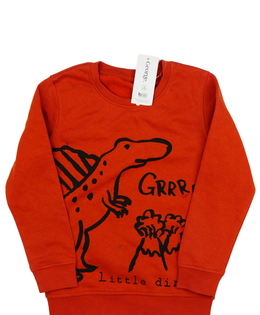 Nová cihlová mikina s dinosaury George
