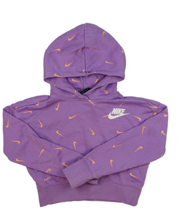 Fialová crop mikina Nike 