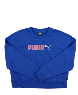 Modrá crop mikina Puma 