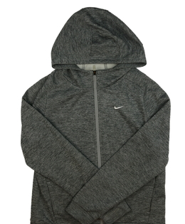 Šedá melírovaná mikina vel. 170 Nike 