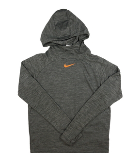 Šedá slabá sportovní mikina vel. 170 Nike 