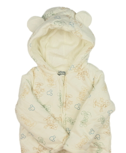 Krémová zimní mikina Mickey Primark