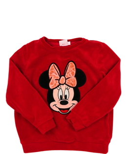 Červená hebká mikina Disney Minnie 