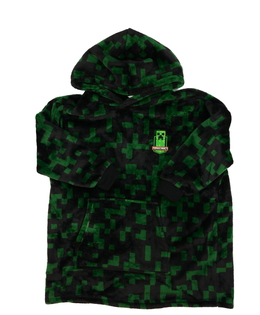 Zelená oversize Minecraft volnočasová mikina M&S