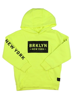 Neonově žlutá mikina s nápisy Primark 