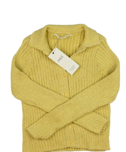 Nový žlutý lesklý svetr M&S