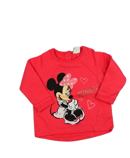 Červená mikina Minnie Disney 