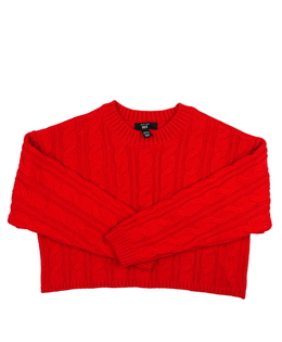 Červený crop svetr New Look 