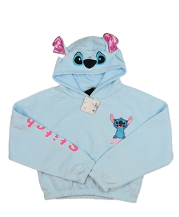 Nová modrá crop mikina Stitch Primark 