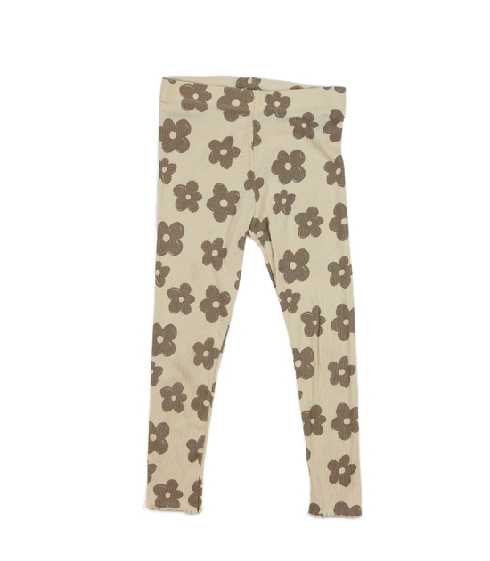 Hnědé květinové legíny Primark 