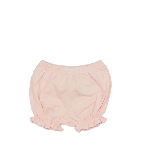 Růžové kraťásky s mašlí na zadku