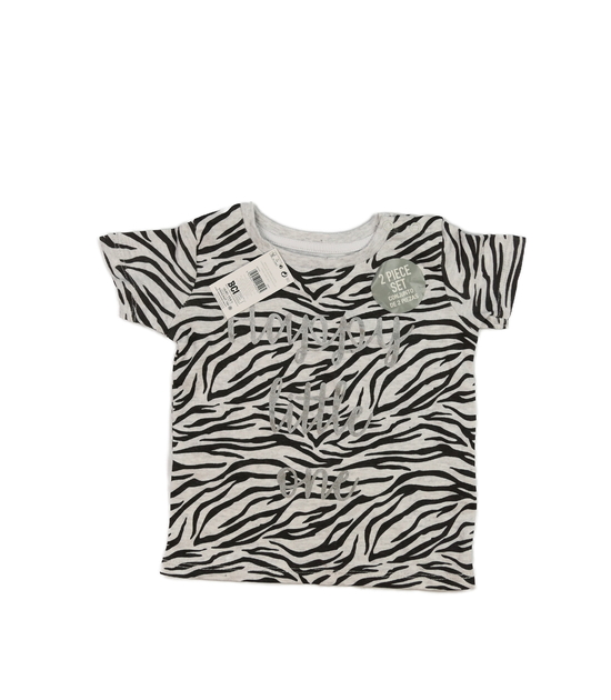 Nové šedé vzorované triko 