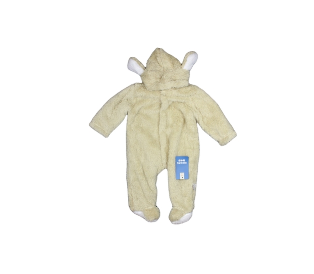 Nový hnědý kojenecký overal 