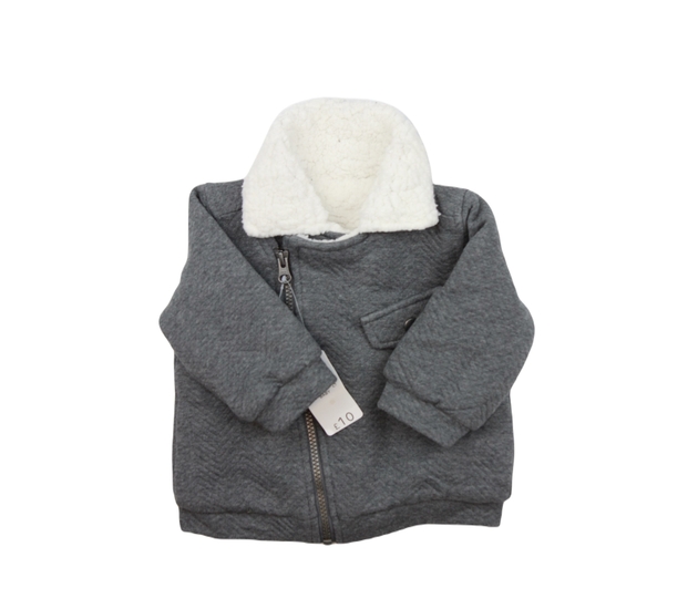 Nová šedá bundička s vnitřním chlupem Nutmeg