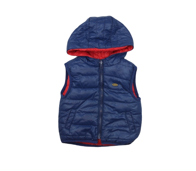 Modrá prošívaná oboustranná vesta Mayoral