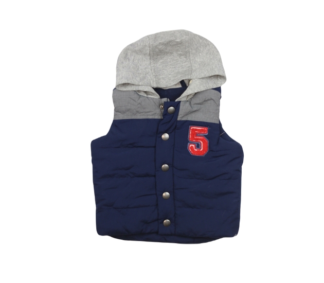 Modrá prošívaná vesta Nutmeg