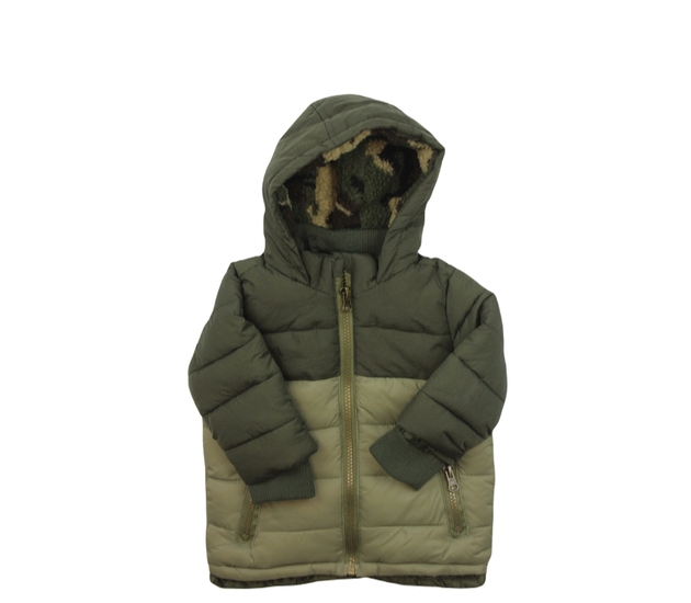 Zelená zimní prošívaná bunda Primark