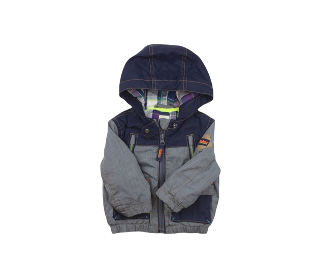 Šedomodrá přechodová bunda Baker