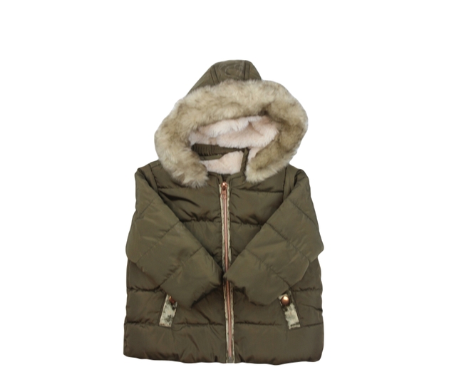 Zelená prošívaná zimní bunda F&F