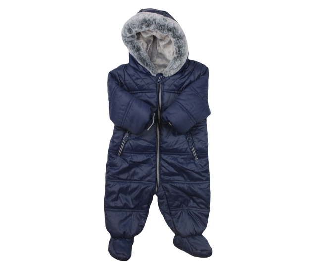 Modrý prošívaný zimní overal George