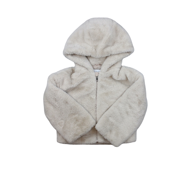 Krémová měkká chlupatá bunda Primark