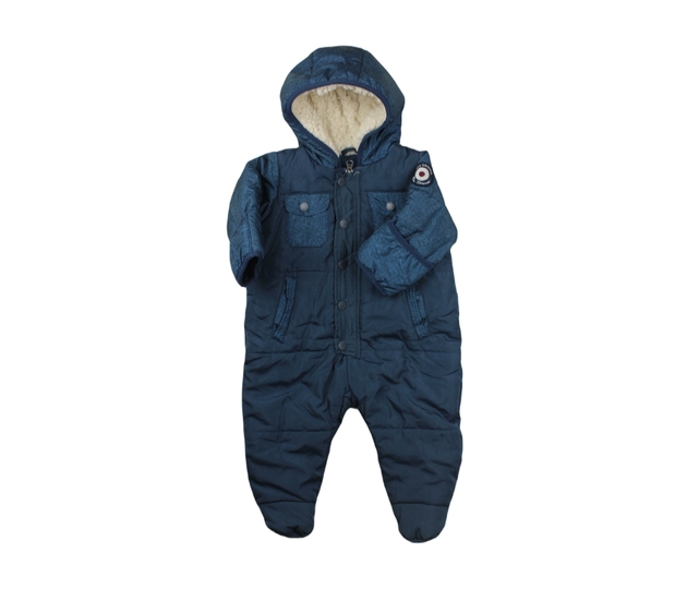 Modrý zimní overal 