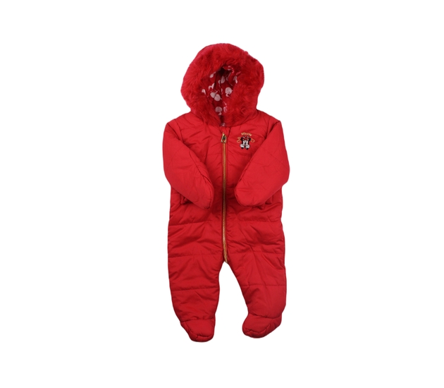 Červený zimní overal Minnie George