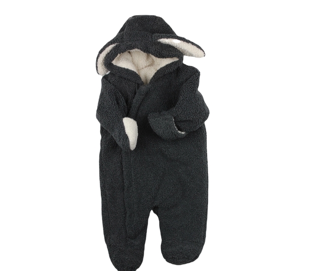 Tmavošedý přechodový overal 