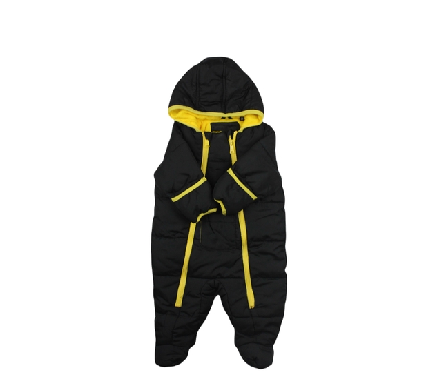 Černožlutý prošívaný zimní overal 