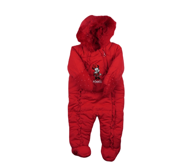 Červený zimní overal Minnie George