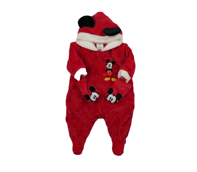 Červený přechodový overal Mickey Disney
