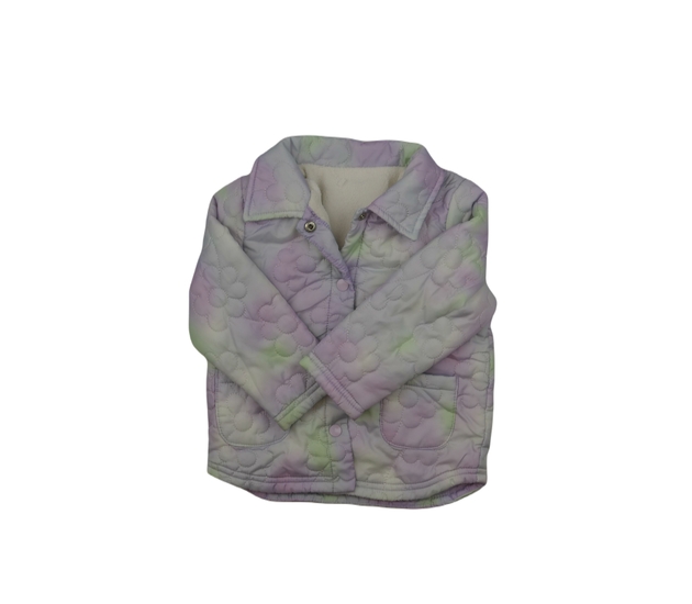 Fialovozelená květinová bundička Nutmeg