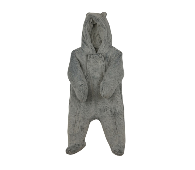 Šedý chlupatý overal George